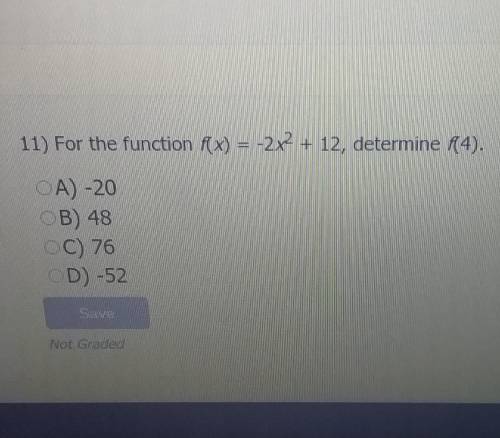 Determine f(4)?????