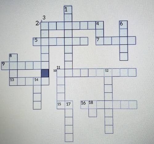 PLEASE HELP! canvas assignment for rosetta stone french class. it's a cross word.

(1) La ______ e