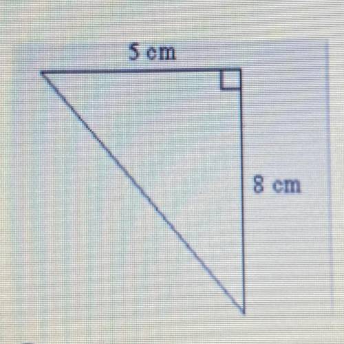 Find the Hypotenuse - Round to nearest tenth.
Sem
8 cm