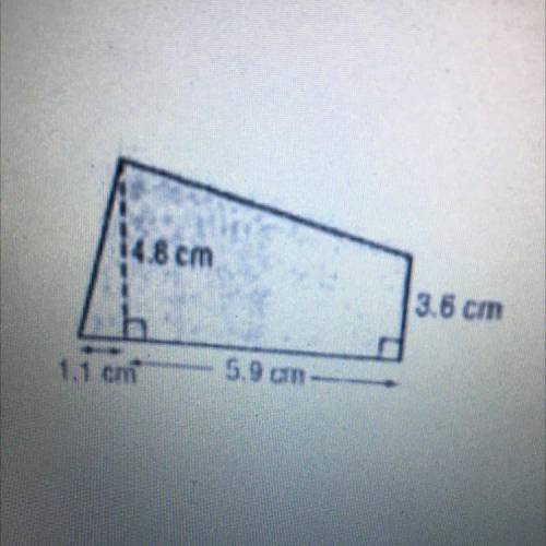 What’s the area of this shape?