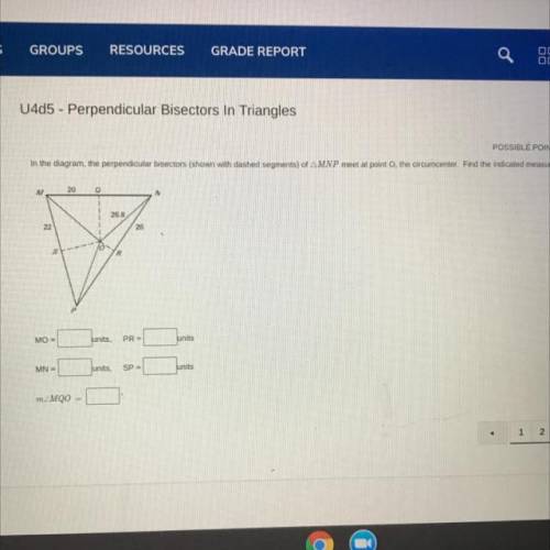 Geometry. Perpendicular bisected in triangles. HELP ME