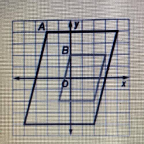 Is the dilation from A to B a reduction or enlargement?

Reduction
What is the scale factor of the