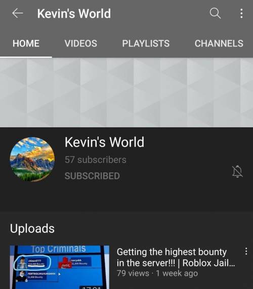 Can you please Subscribe to my channel? My channel's name is Kevin's World, the profile picture is a