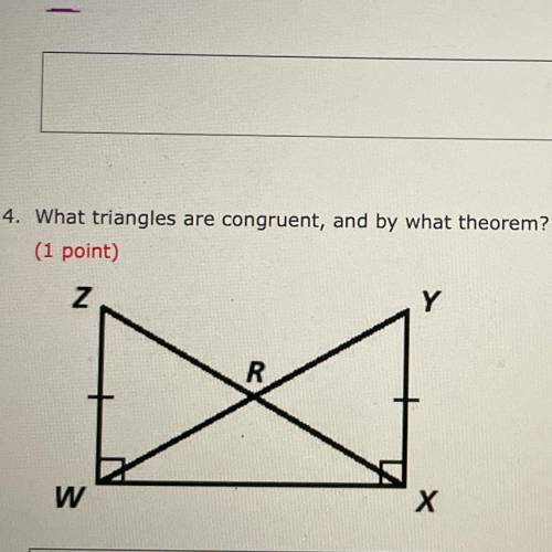 What triangles are congruent, and by what theorem?