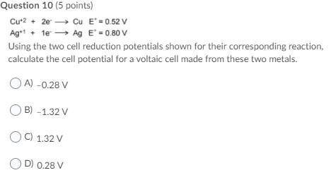 IMAGES ATTACHED. Please help i have 15 minutes to finish

An electrolysis reaction is
A)