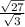 \frac{ \sqrt{27} }{ \sqrt{3} }