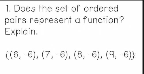 Can you help me with this. Is this a function, why or why not?