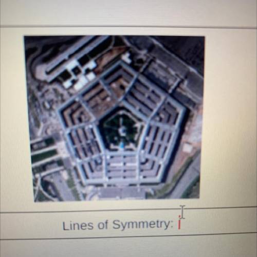 How many lines of symmetry does this have? 5?