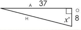 Solve the right angle trig problem. round to the nearest tenth.