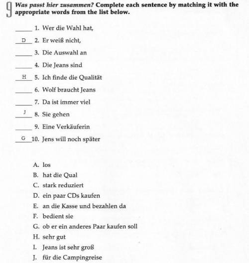 Please help if you're good at german!! (WILL MARK BRAINLIEST)