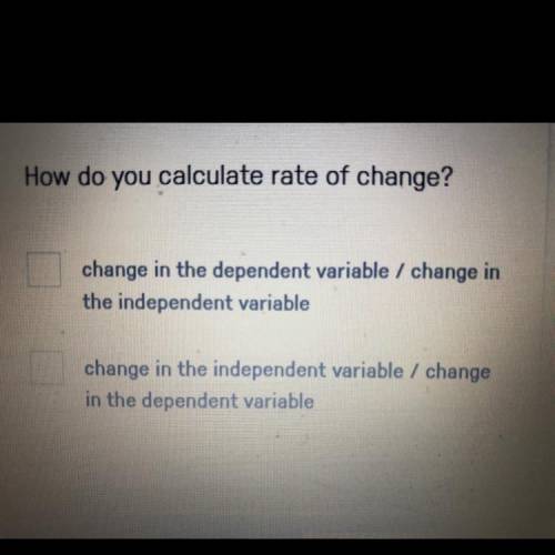 How do you calculate rate of change?