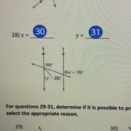Solve for what x= and y=