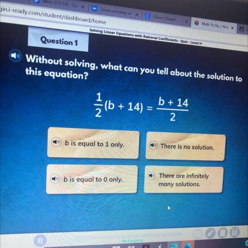 Solving linear equations with rational coefficients iready