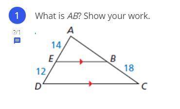 What is AB? Show your work.