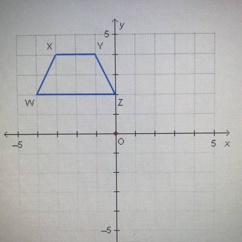 What is the correct set of image points for trapezoid W'X'Y'Z?