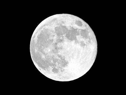 Which moon phase does it show?

full moon
third quarter
waxing gibbous
waning crescent