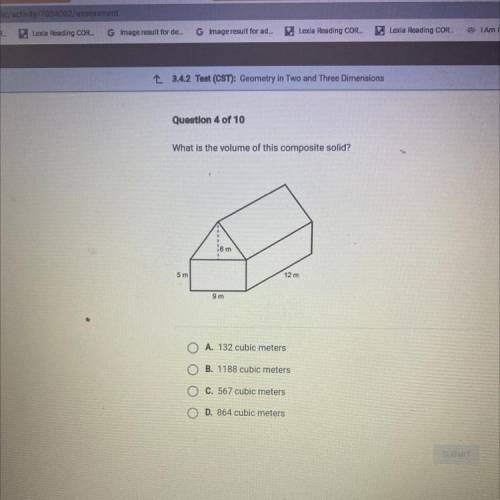 What is the volume of this composite solid?