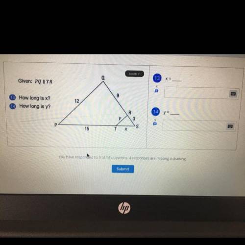 How long is x? How long is y?