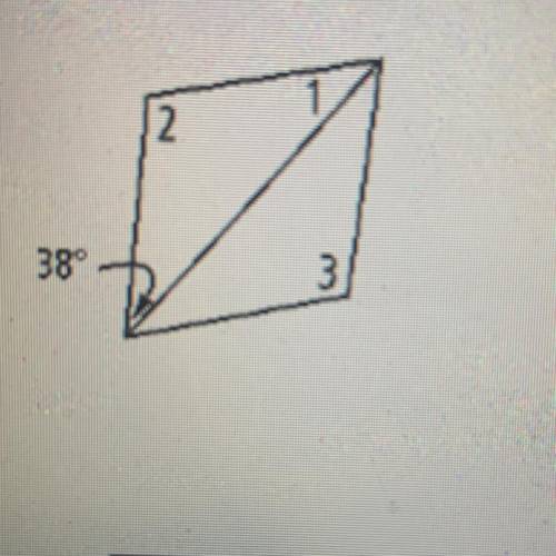 Find the measures of the numbered angles.