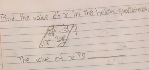 Please find the value of x , will mark brainliest and follow for correct answer thank you :)