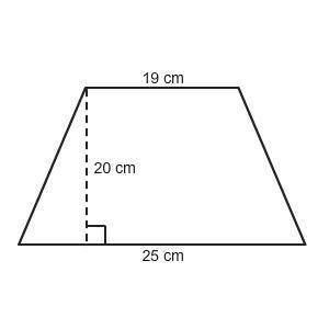 What is the area this trapezoid?