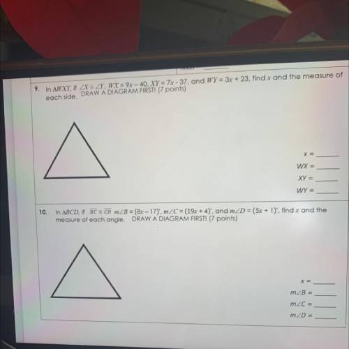 I need help with these two questions please help 

I only have 10 more minutes to finish this