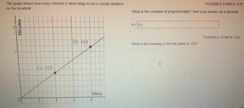 HELLPPP PLEASE

 What is the meaning of the the point (4, 22)?
and am I wrong for the first on
