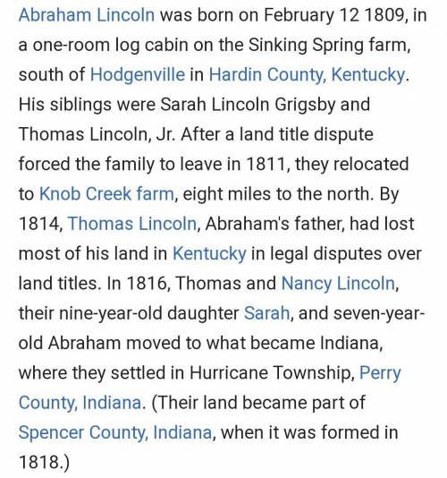 Who helped Lincoln to study what was his father idea on it​