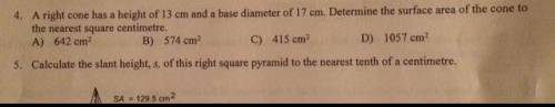 Can someone please help on question 4?
I will give you brainliest