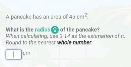 What is the radius of the pancake?
PLEASE ANSWER ASAP I WILL MARK BRAINLEST!