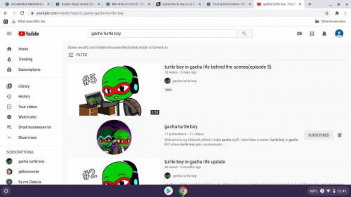 subscribe to my y o u t u b e channel it's called ​ gacha turtle boy just search it and find the fir