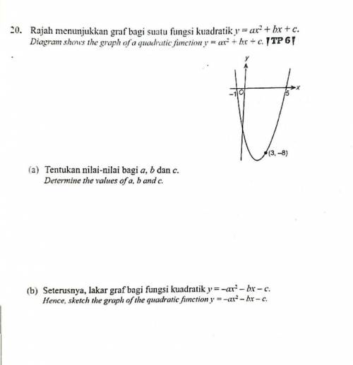 Solve question 20 (a) and (b)