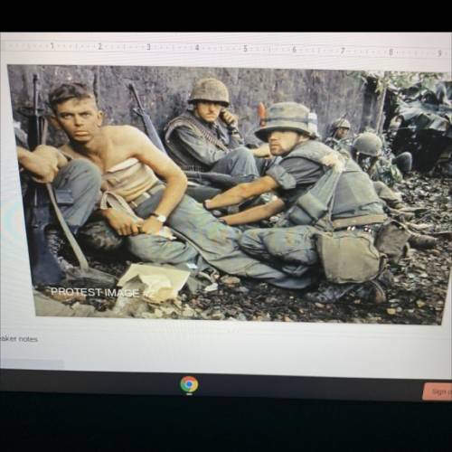 can someone pls analyze this pic for me like describe the pic it’s Vietnam war 4,5 lines and it has