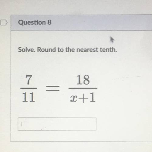 Solve. Round to the nearest tenth.
HELP ASAP!