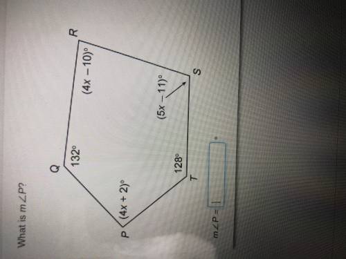 What is measure p angles has 5 sides