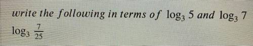 Question in image. The bottom number is what you’re writing in terms of.