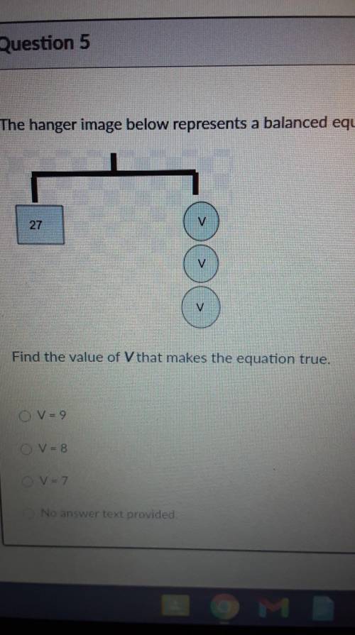 The word at the end says equation