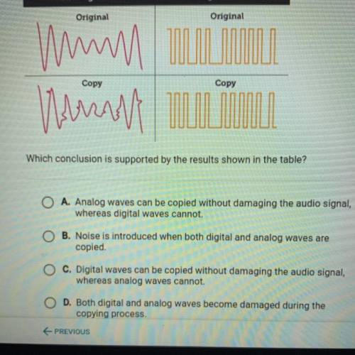 NEED HELP ASAP EIGHTH GRADE SCIENCE QUIZ

Question- which conclusion is supported by the results i