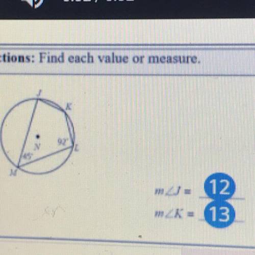 ??? Find each value or measure