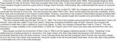 Which two statements from the passage support the idea that Coca-Cola executives underestimated cus
