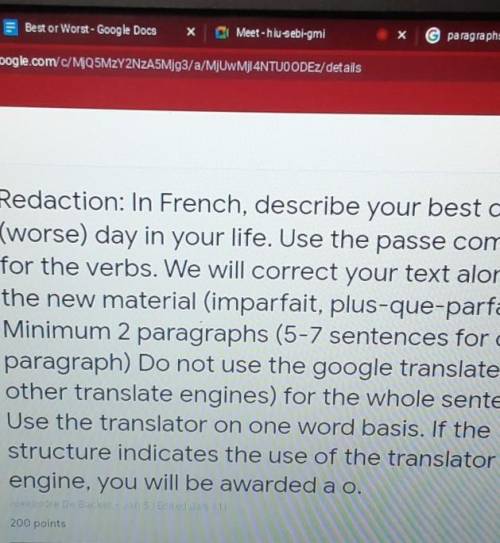 If you use a translator you will receive a 0.
