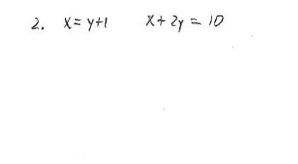 Please help me its about solving system by substitution