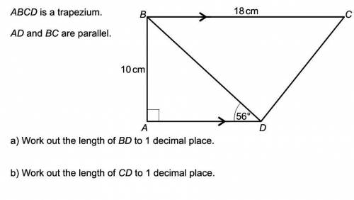 ABCD is a trapezium AD and BC are parallel