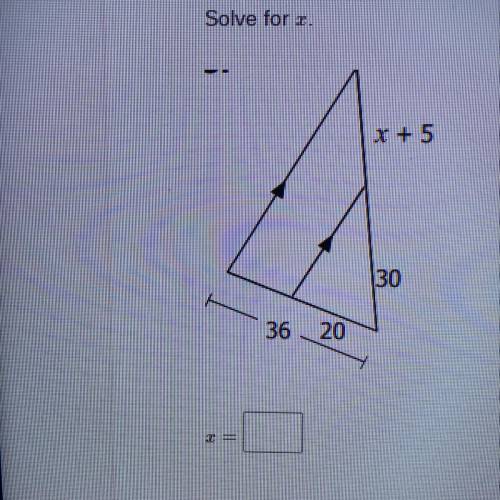 Solve for x 
37 points for answer :)
