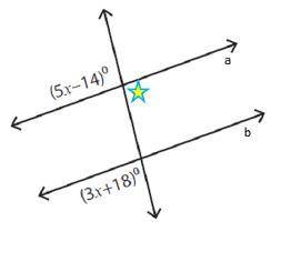 Please help I have quite a bit of points

a || b . Find the value of the star.
Record your answer