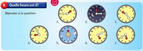What are these times in french?