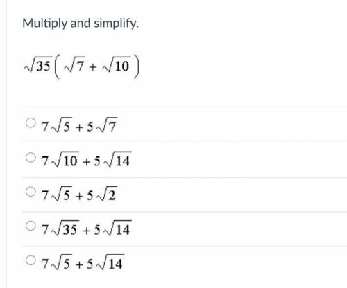 6. Multiply and simplify.