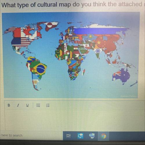 What type of cultural map is this?