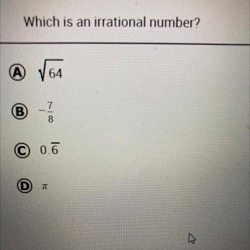 Which is an irrational number