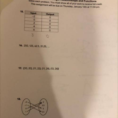 How do I solve this??? Do I say if it’s a function or not?